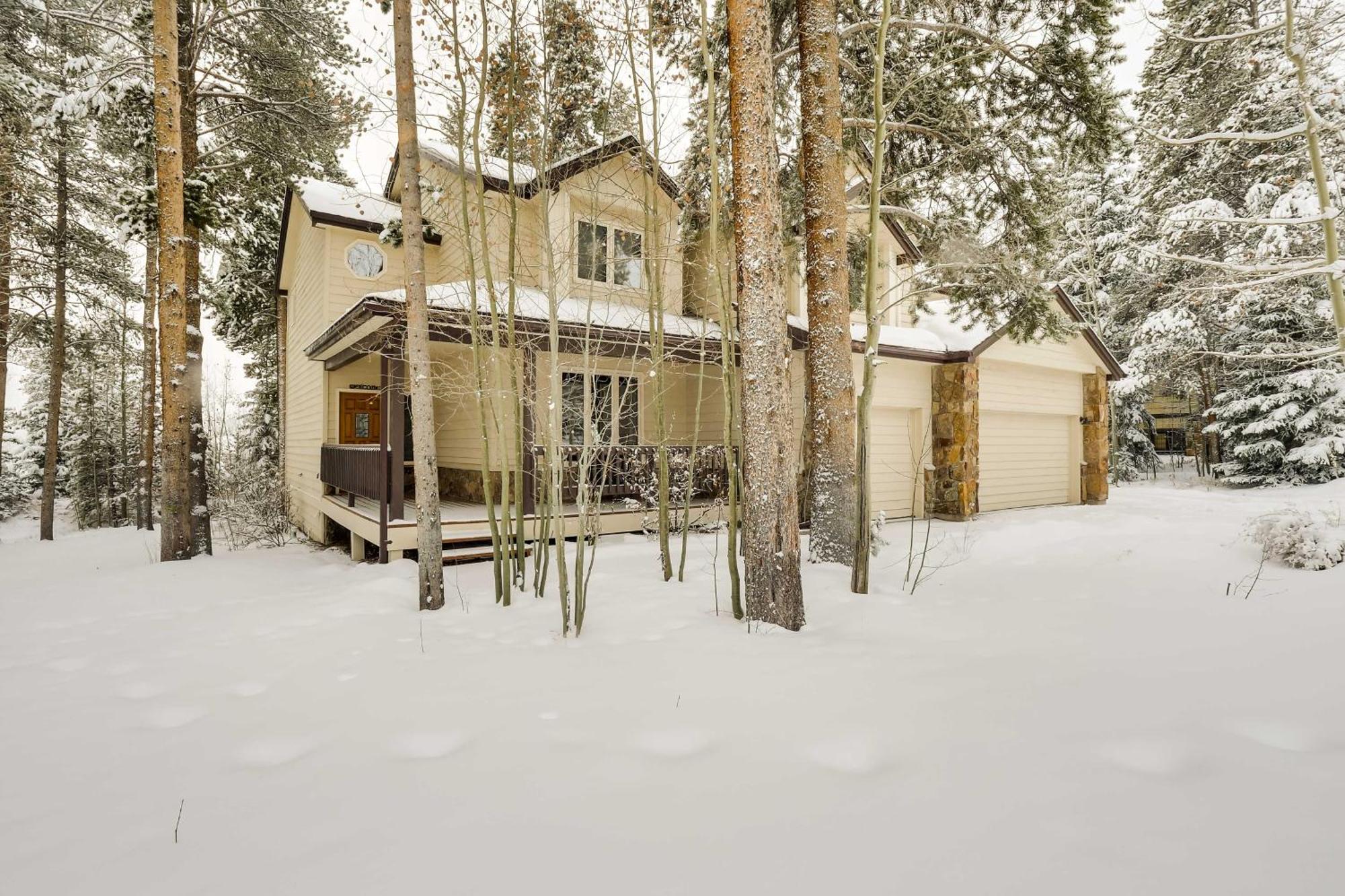 Idyllic Forested Breck Home Hot Tub And Ski Shuttle Breckenridge Eksteriør billede
